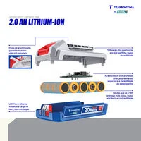 Bateria 20V 2,0Ah Lithium-Ion Tramontina by Total
