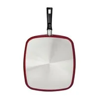 Bistequeira Lisa Tramontina Loreto em Alumínio com Revestimento Interno Antiaderente Starflon Max com Cabo Baquelite 26 cm 1 L Vermelha