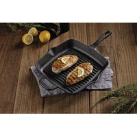 Bistequeira Tramontina Fargo em Ferro Fundido com Acabamento Pre-Seasoned 27 cm 2,3 L