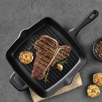Bistequeira Tramontina Fargo em Ferro Fundido com Acabamento Pre-Seasoned 27 cm 2,3 L