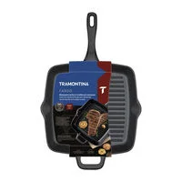 Bistequeira Tramontina Fargo em Ferro Fundido com Acabamento Pre-Seasoned 27 cm 2,3 L