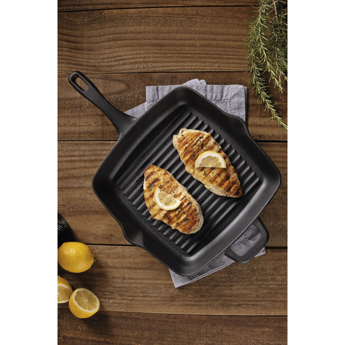 Bistequeira Tramontina Fargo em Ferro Fundido com Acabamento Pre-Seasoned 27 cm 2,3 L