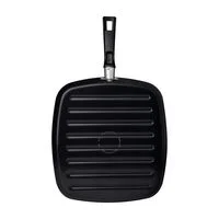 Bistequeira Tramontina Loreto em Alumínio com Revestimento Interno Antiaderente Starflon Max e Cabo Baquelite 26 cm 1,0 L Grafite