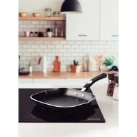 Bistequeira Tramontina Mônaco Induction em Alumínio com Revestimento Interno e Externo Antiaderente Starflon Premium Preto 24 cm 1,5 L
