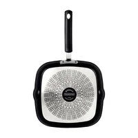 Bistequeira Tramontina Mônaco Induction em Alumínio com Revestimento Interno e Externo Antiaderente Starflon Premium Preto 24 cm 1,5 L