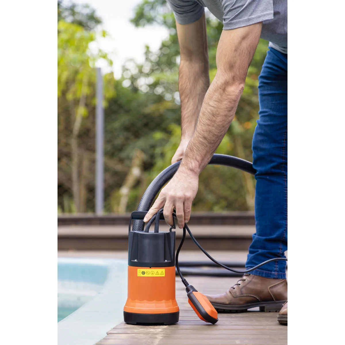 Bomba D''água Elétrica Submersível para Água Limpa Tramontina BTS800L