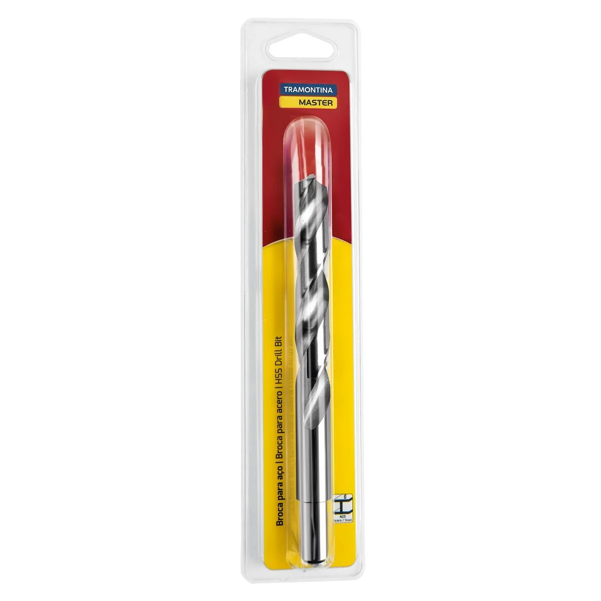 Broca para Aço 15x169 mm Tramontina MASTER em Aço Rápido HSS DIN 338