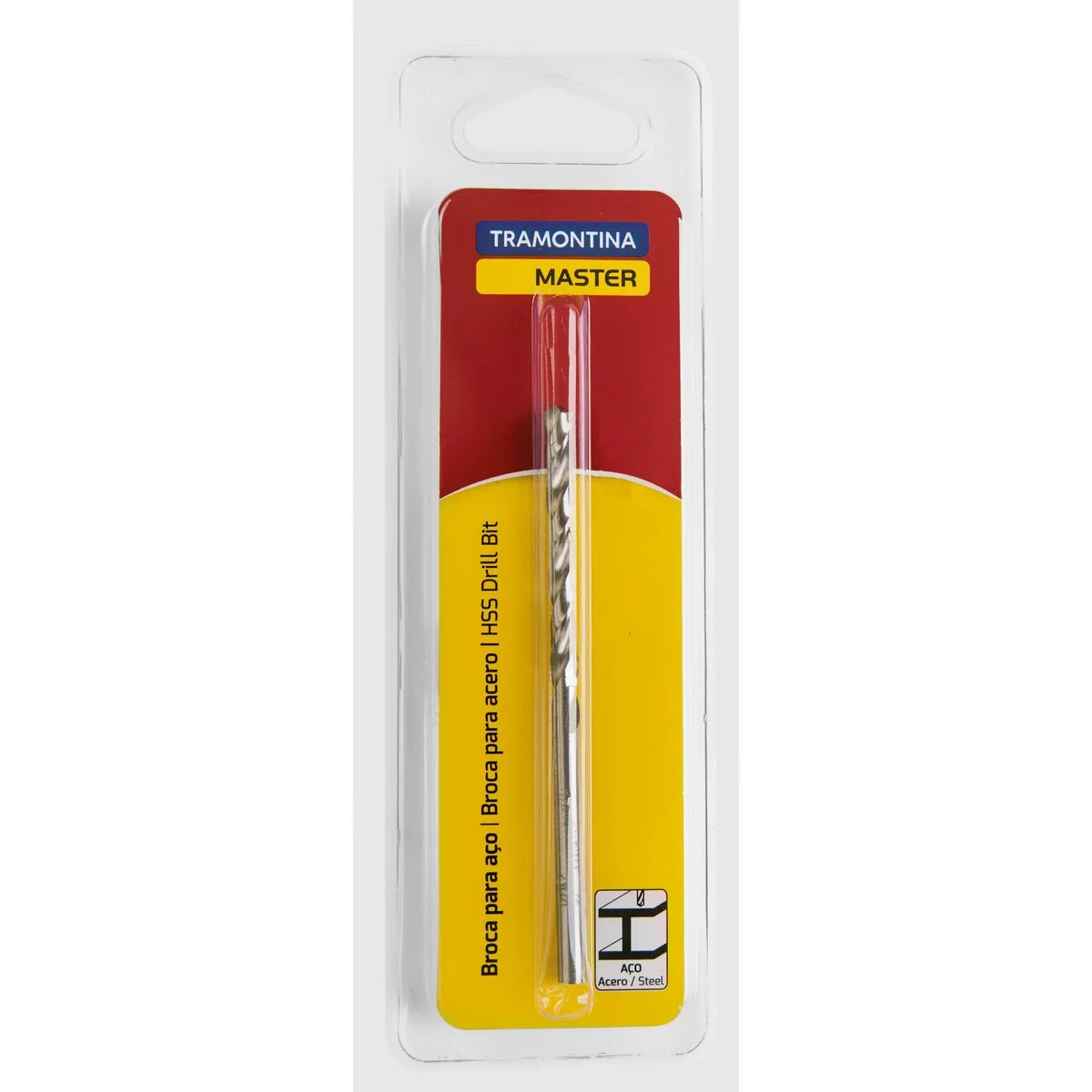Broca para Aço 3.5x70 mm Tramontina MASTER em Aço Rápido HSS DIN 338