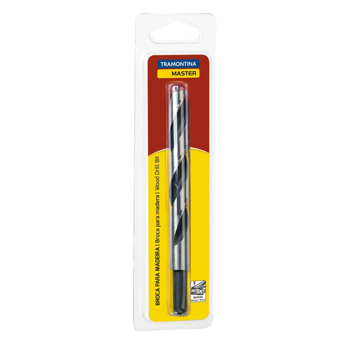 Broca para Madeira 16x180 mm 5/8" Tramontina MASTER em Aço Especial