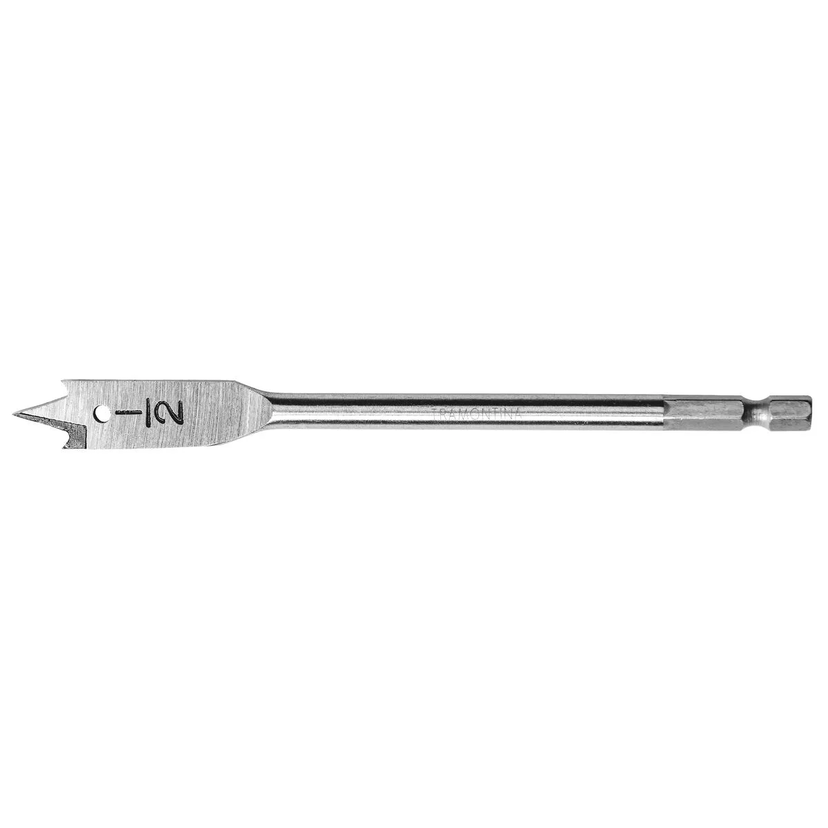 Broca para Madeira com Ponta Chata 1/2" 150 mm Tramontina MASTER em Aço Especial