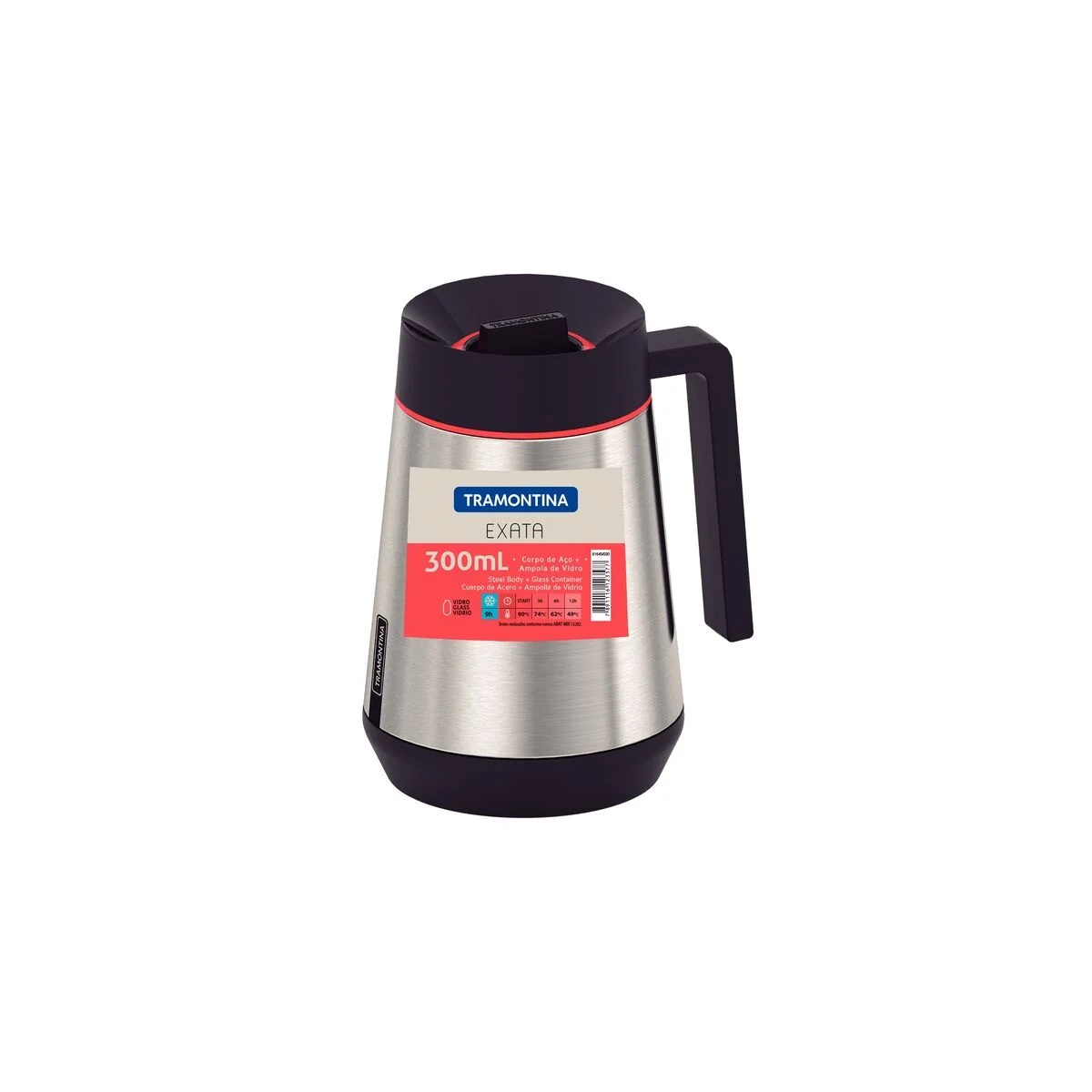 Bule Térmico Tramontina Exata em Aço Inox 300 ml