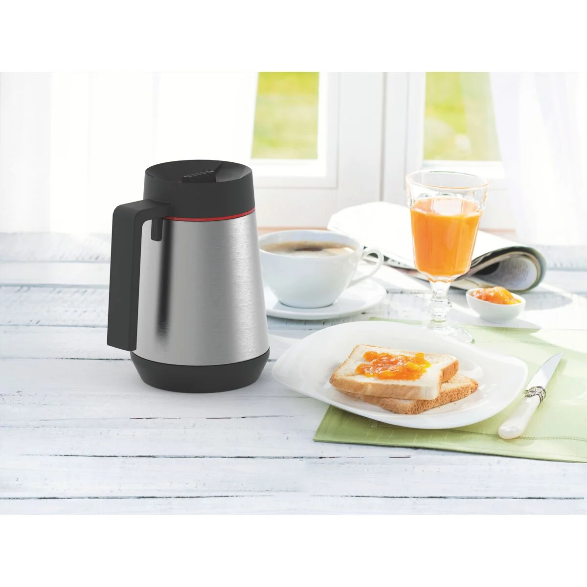 Bule Térmico Tramontina Exata em Aço Inox 300 ml
