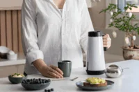 Bule Térmico Tramontina Exata em Aço Inox Branco 300 ml