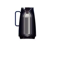 Bule Térmico Tramontina Exata em Plástico Marmorizado Azul 500 ml