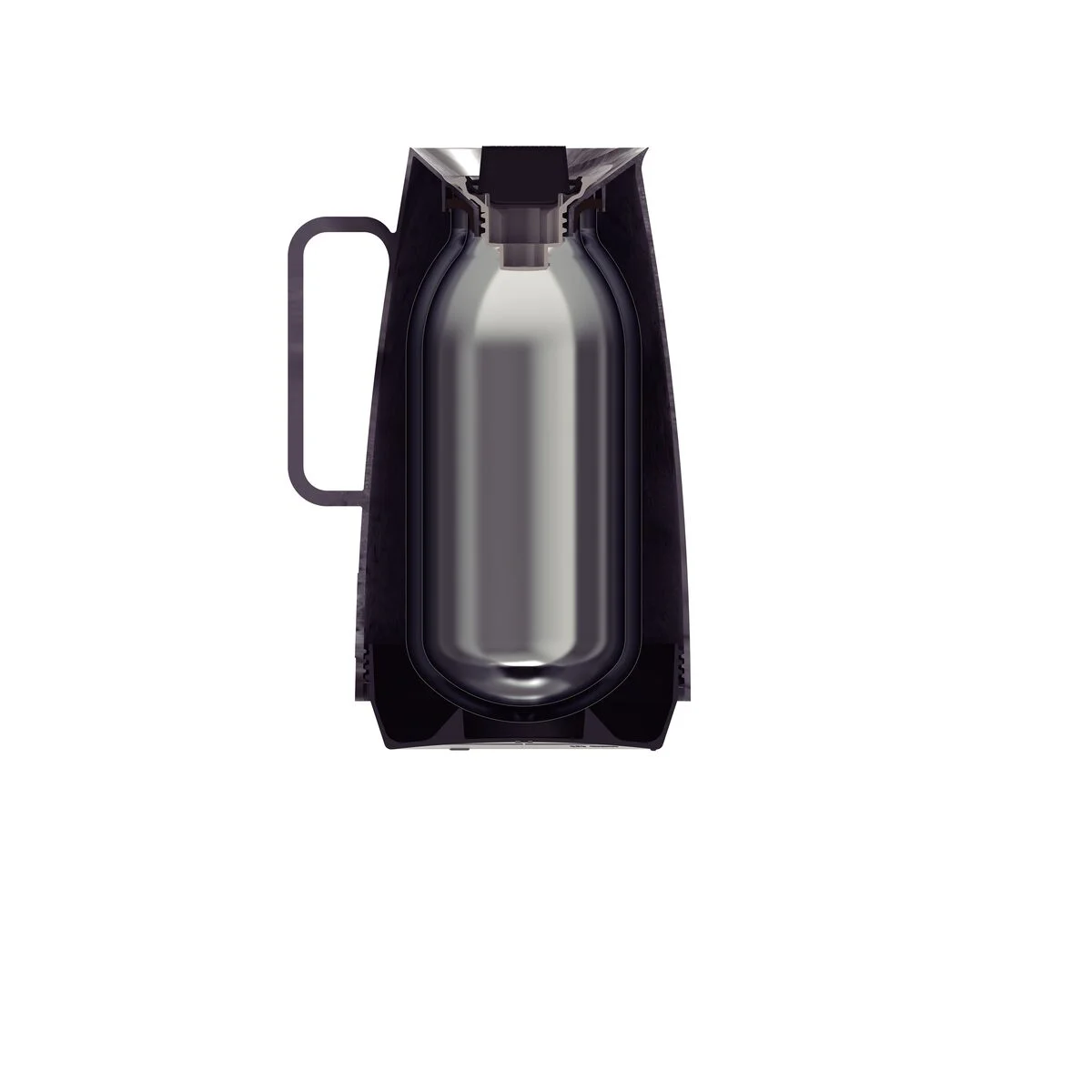 Bule Térmico Tramontina Exata em Plástico Marmorizado Cinza 500 ml
