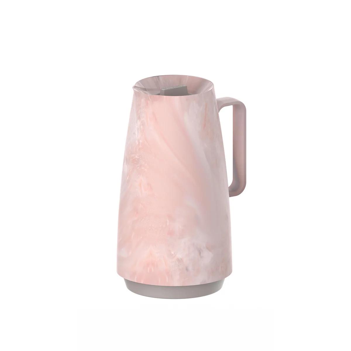 Bule Térmico Tramontina Exata em Plástico Marmorizado Rosa 500 ml