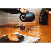 Bule Térmico Tramontina Exata em Plástico Preto com Ampola de Vidro 500 ml