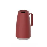 Bule Térmico Tramontina Exata em Plástico Vermelho com Ampola de Vidro 500 ml