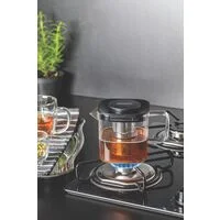 Bule para Chá Tramontina em Vidro e Aço Inox com Infusor 600 ml