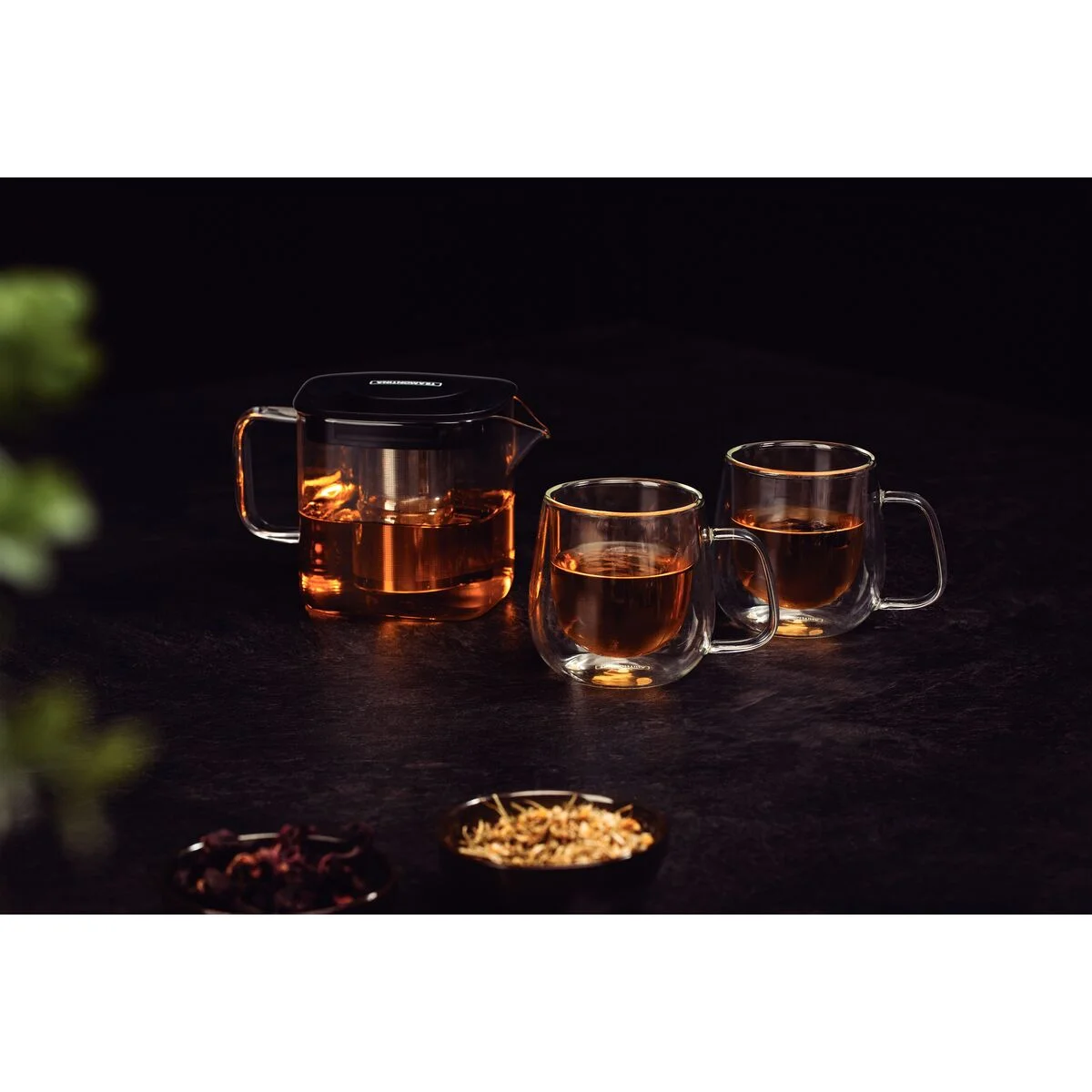 Bule para Chá Tramontina em Vidro e Aço Inox com Infusor 600 ml