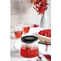 Bule para Chá Tramontina em Vidro e Aço Inox com Infusor 900 ml