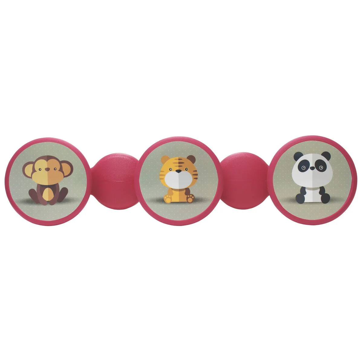 Cabide Infantil Tramontina Bola em Polietileno Rosa