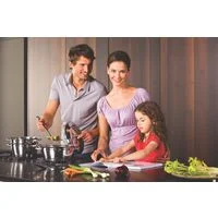 Caçarola Funda Tramontina Allegra em Aço Inox com Fundo Triplo 24 cm 5,7 L