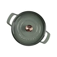 Caçarola Tramontina Ampezzo em Ferro Fundido com Revestimento Interno e Externo Esmaltado Verde 22 cm 3,7 L