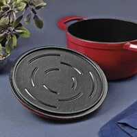 Caçarola Tramontina Ampezzo em Ferro Fundido com Revestimento Interno e Externo Esmaltado Vermelho 22 cm 3,7 L