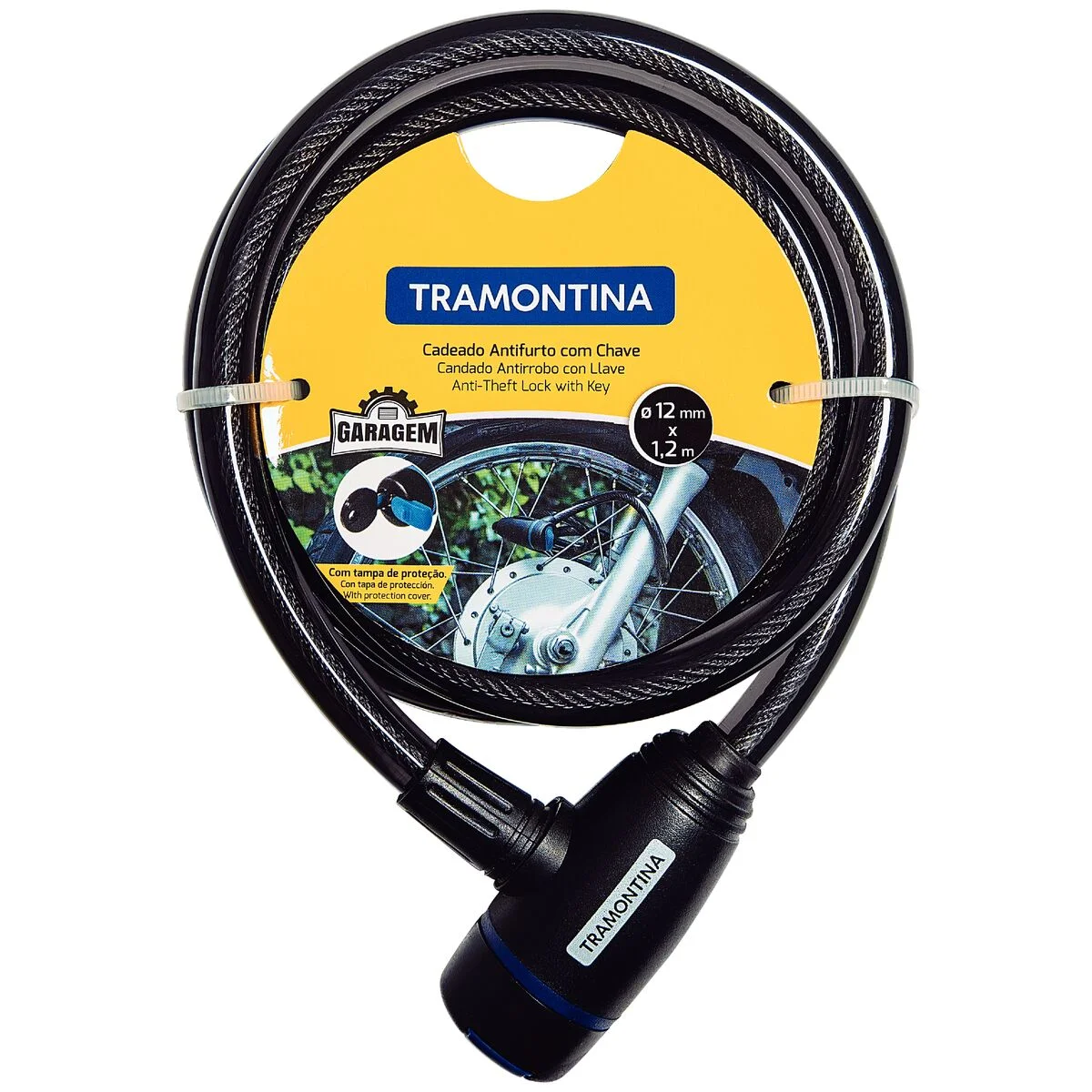 Cadeado Antifurto Tramontina com Chave