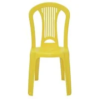 Cadeira Bistrô Tramontina Atlântida Basic em Polipropileno Amarelo