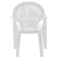 Cadeira Infantil Tramontina Catty em Polipropileno Branco Estampado