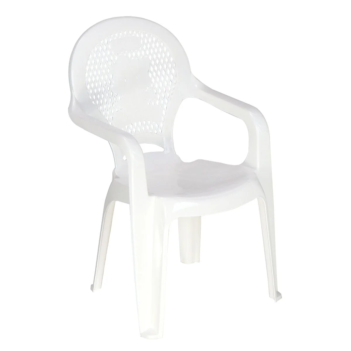 Cadeira Infantil Tramontina Catty em Polipropileno Estampado Branco