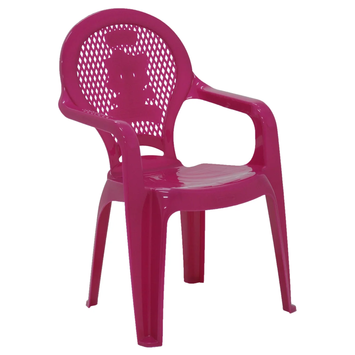 Cadeira Infantil Tramontina Catty em Polipropileno Estampado Rosa