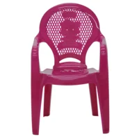 Cadeira Infantil Tramontina Catty em Polipropileno Estampado Rosa