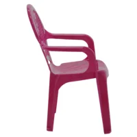 Cadeira Infantil Tramontina Catty em Polipropileno Estampado Rosa