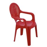 Cadeira Infantil Tramontina Catty em Polipropileno Estampado Vermelho