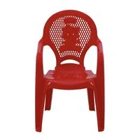Cadeira Infantil Tramontina Catty em Polipropileno Estampado Vermelho