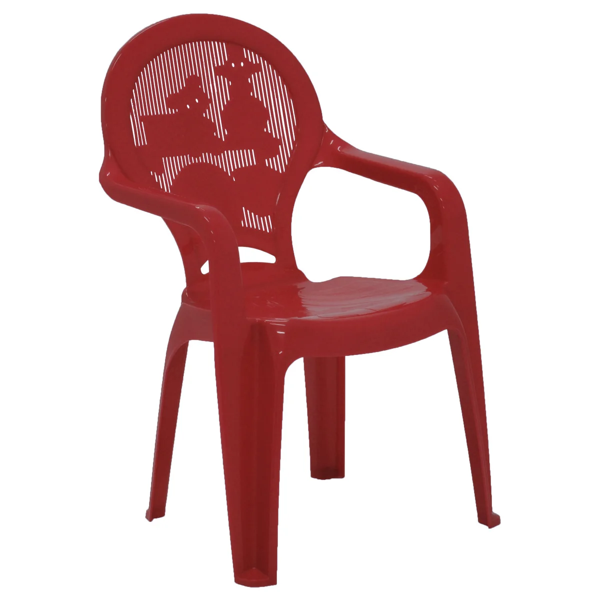 Cadeira Infantil Tramontina Catty em Polipropileno Vermelho Estampado