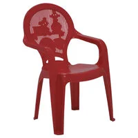 Cadeira Infantil Tramontina Catty em Polipropileno Vermelho Estampado