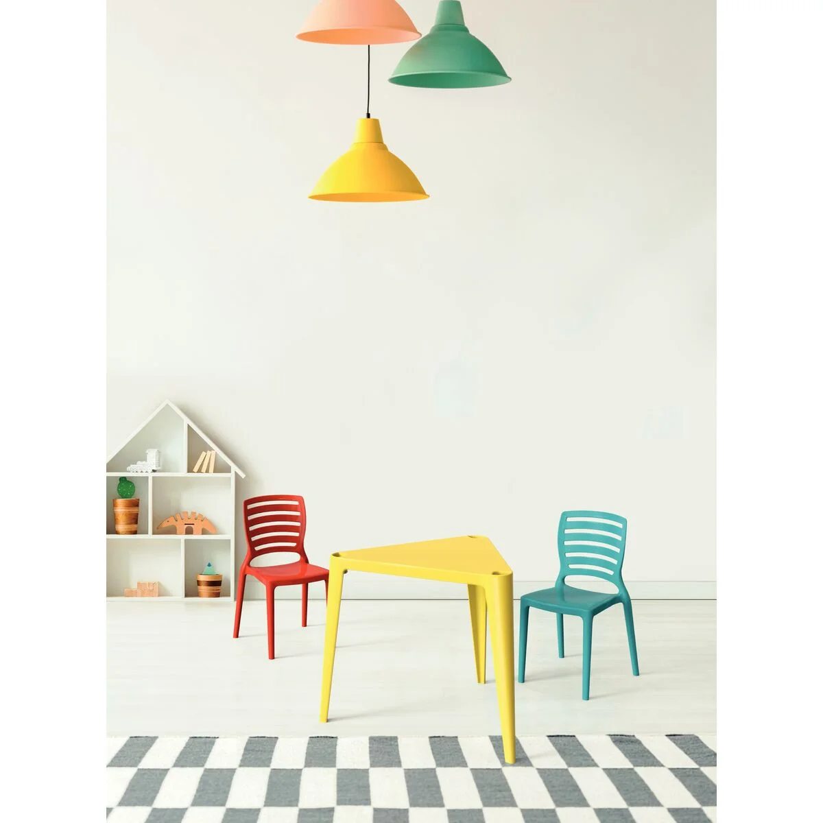 Cadeira Infantil Tramontina Sofia em Polipropileno Azul