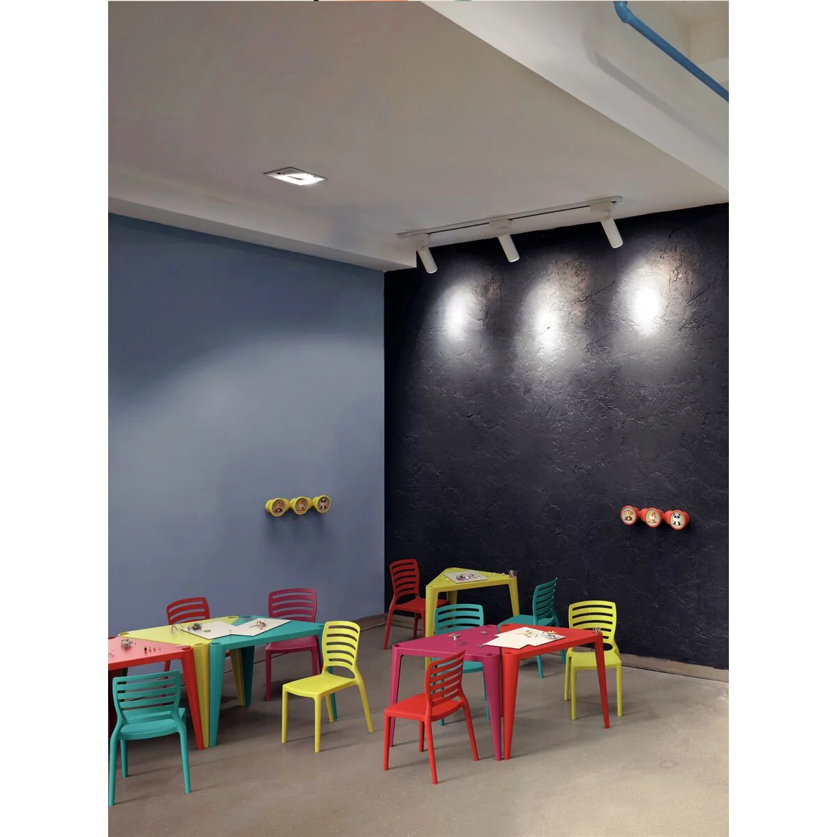 Cadeira Infantil Tramontina Sofia em Polipropileno Azul