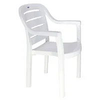 Cadeira Tramontina Miami com Encosto Horizontal em Polipropileno Branco