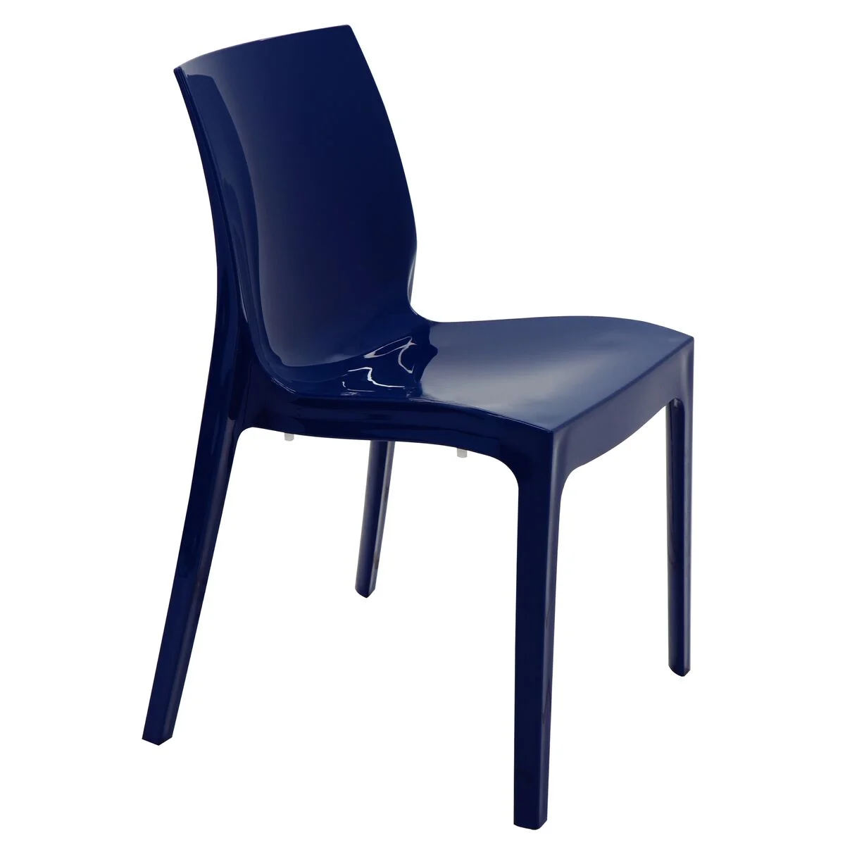 Cadeira Tramontina Summa Alice Brilho em Polipropileno Azul Yale