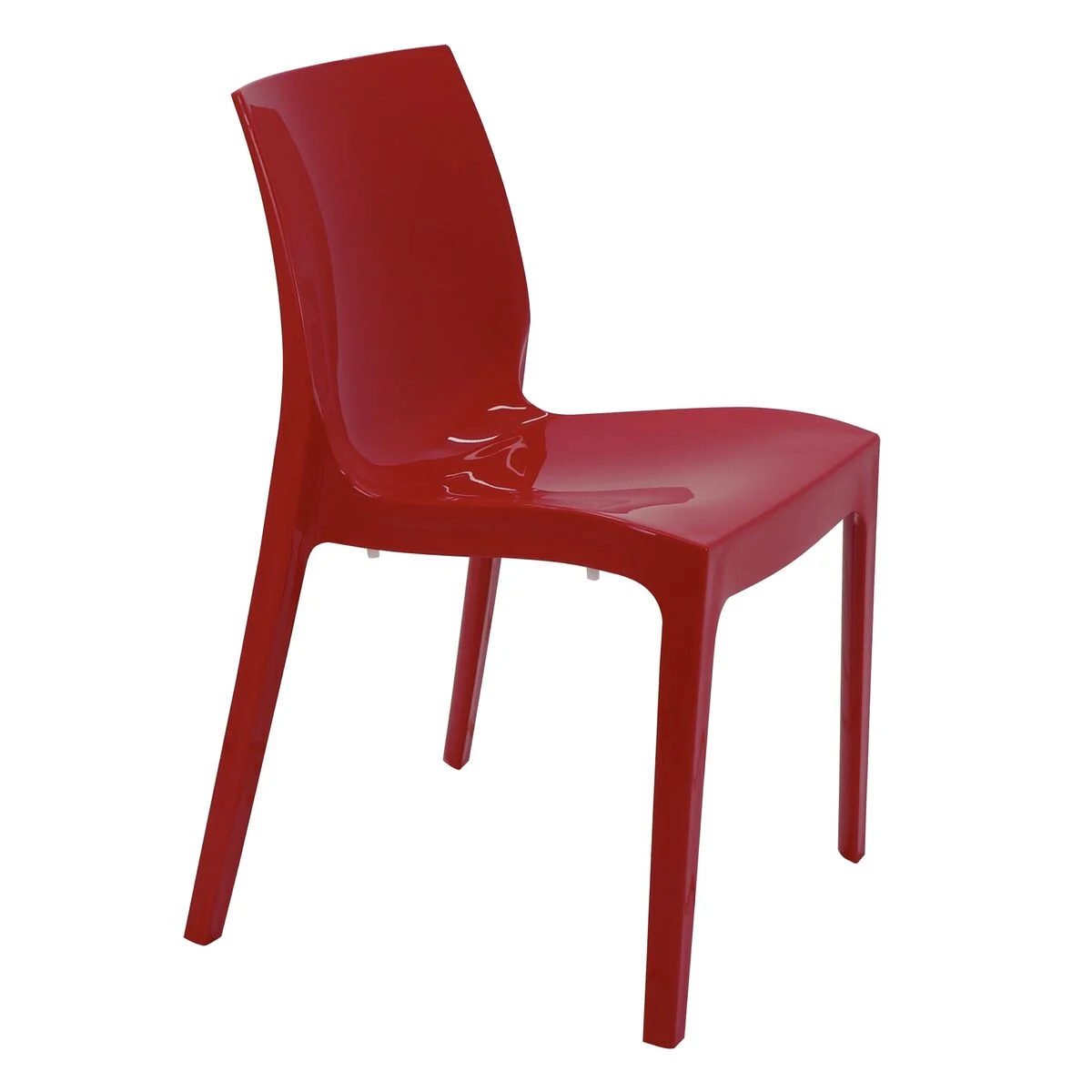 Cadeira Tramontina Summa Alice Brilho em Polipropileno Vermelho