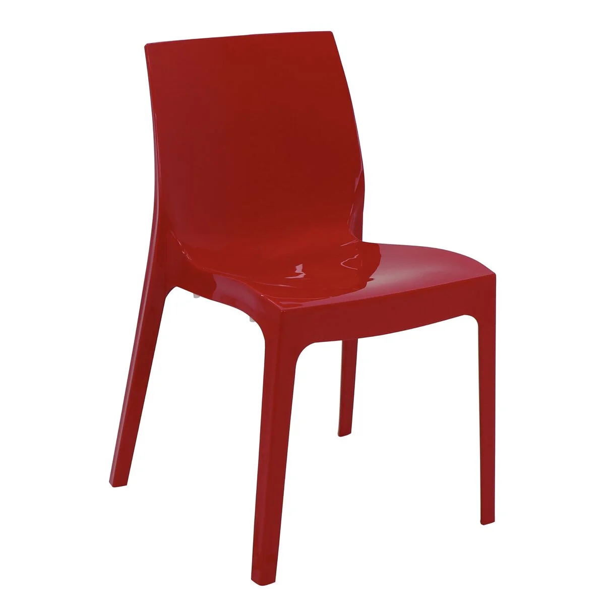 Cadeira Tramontina Summa Alice Brilho em Polipropileno Vermelho