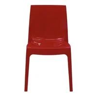 Cadeira Tramontina Summa Alice Brilho em Polipropileno Vermelho