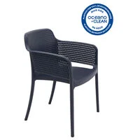 Cadeira Tramontina Summa Gabriela Eco em Polipropileno Oceano +Clean Azul Navy