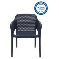 Cadeira Tramontina Summa Gabriela Eco em Polipropileno Oceano +Clean Azul Navy