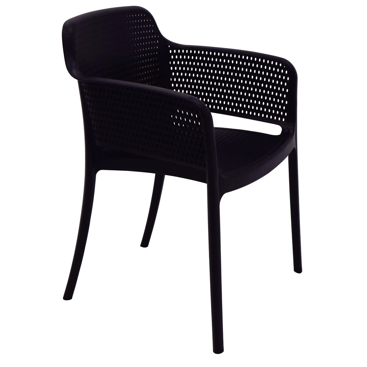 Cadeira Tramontina Summa Gabriela Eco em Polipropileno Oceano +Clean Preto